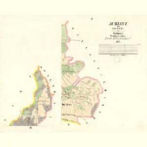Aurzitz - c8194-1-002 - Kaiserpflichtexemplar der Landkarten des stabilen Katasters