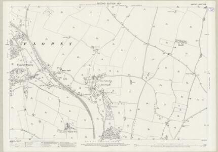 Somerset LX.9 (includes: Bishops Lydeard; Combe Florey; West Bagborough) - 25 Inch Map