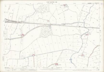 Yorkshire CCXX.11 (includes: Hambleton; Monk Fryston; Sherburn In Elmet; South Milford) - 25 Inch Map