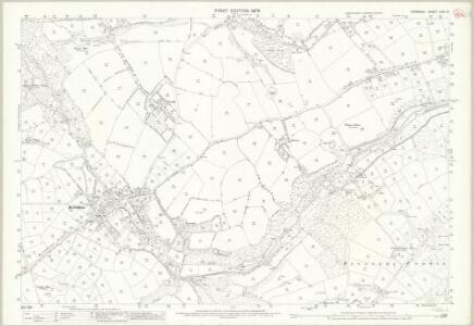 Cornwall LXIX.14 (includes: Breage; Crowan; St Erth; St Hilary) - 25 Inch Map