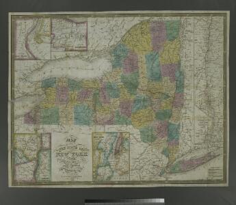 Map of the state of New York: compiled from the latest authorities.