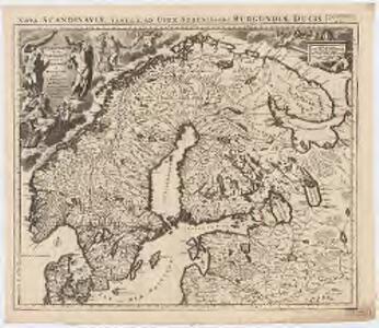 La Scandinavie où sont les royaumes de Suede, Danemark et Norwege