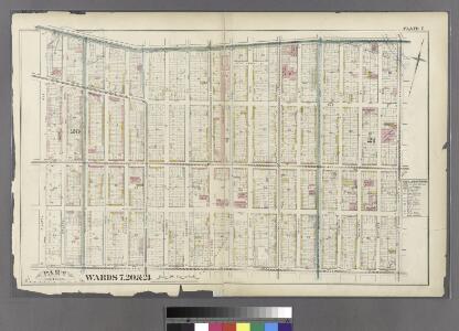 Plate 7: Bounded by Flushing Avenue, Nostrand Avenue, De Kalb Avenue and Clinton Avenue.