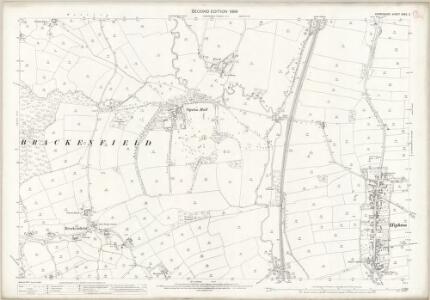 Derbyshire XXXV.2 (includes: Brackenfield; Shirland and Higham; Stretton) - 25 Inch Map