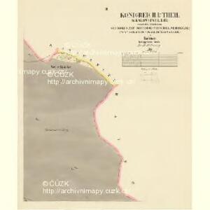 Königreich,Iter Theil (Kralowstwi,I.Djl) - c3499-1-003 - Kaiserpflichtexemplar der Landkarten des stabilen Katasters