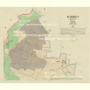 Habrzina (Habřina) - c1741-1-002 - Kaiserpflichtexemplar der Landkarten des stabilen Katasters