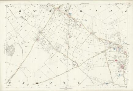Herefordshire XXXIII.2 (includes: Burghill; Credenhill; Stretton Sugwas) - 25 Inch Map