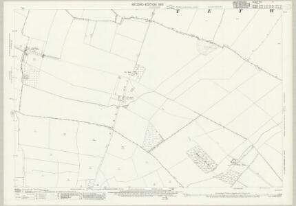 Bedfordshire XIII.6 (includes: Gamlingay; Tempsford; Tetworth) - 25 Inch Map