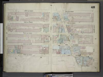 [Plate 48: Map bounded by West 22nd Street, East 22nd Street, Fourth Avenue, Union Place, East 17th Street, Broadway, East 18th        Street, West 18th Street, Sixth Avenue; Including West 21st Street, East 21st    Street, West 20th Street, East 20th
