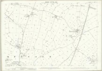 Suffolk L.5 (includes: Kelsale cum Carlton; Middleton; Yoxford) - 25 Inch Map