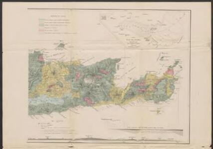 Carte orographique et géognostique de l'île de Crête
