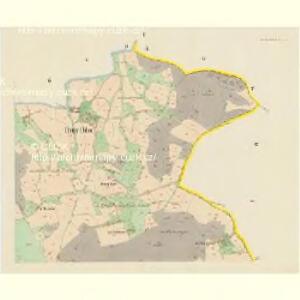 Hinter Chlum (Zadnj Chlum) - c9024-1-002 - Kaiserpflichtexemplar der Landkarten des stabilen Katasters