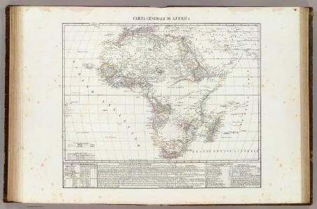 Carta generale di Affrica.