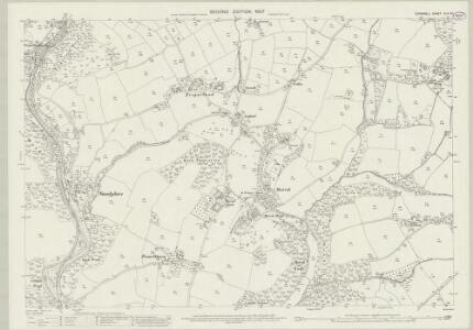 Cornwall XLIV.10 (includes: Morval; St Martin) - 25 Inch Map