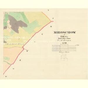 Miroschow - m1813-1-004 - Kaiserpflichtexemplar der Landkarten des stabilen Katasters