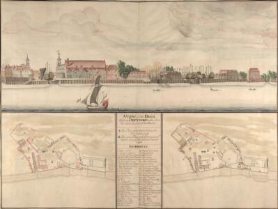 View of the Dockyard at Deptford Folios 65v 66