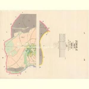 Zhorz (Zhoř) - c9254-1-001 - Kaiserpflichtexemplar der Landkarten des stabilen Katasters