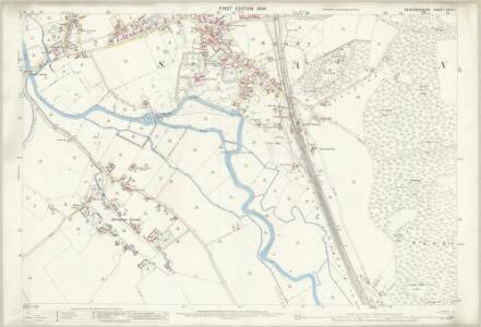 Bedfordshire XVIII.1 (includes: Moggerhanger; Northill; Sandy) - 25 Inch Map