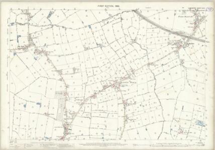 Lancashire CIX.2 (includes: Croft; Golborne) - 25 Inch Map