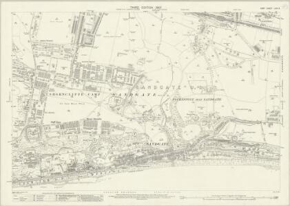Kent LXXV.9 (includes: Folkestone) - 25 Inch Map
