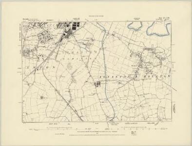 Derbyshire LV.SE - OS Six-Inch Map