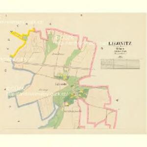 Libonitz - c4040-1-001 - Kaiserpflichtexemplar der Landkarten des stabilen Katasters