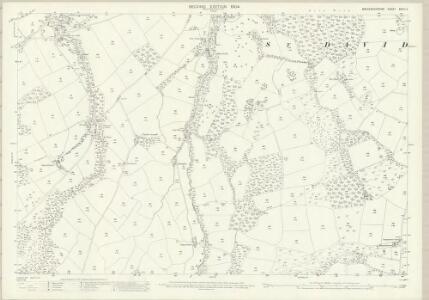 Brecknockshire XXXIII.4 (includes: Cantref; Llansbyddyd; Modrydd; St David Within; St David Without) - 25 Inch Map