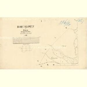 Bohuslawitz - c0324-1-001 - Kaiserpflichtexemplar der Landkarten des stabilen Katasters