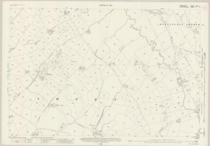 Derbyshire XXVII.11 (includes: Hartington Middle Quarter; Hartington Town Quarter; Sheen) - 25 Inch Map