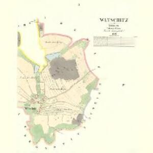 Wltschitz - c8669-1-002 - Kaiserpflichtexemplar der Landkarten des stabilen Katasters