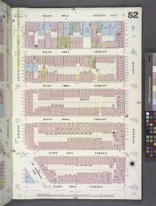 Manhattan, V. 7, Plate No. 52 [Map bounded by W. 125th St., 7th Ave., W. 120th St., 8th Ave.]