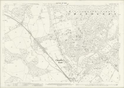 Hampshire and Isle of Wight LVII.3 (includes: Ampfield; Eastleigh; North Baddesley) - 25 Inch Map