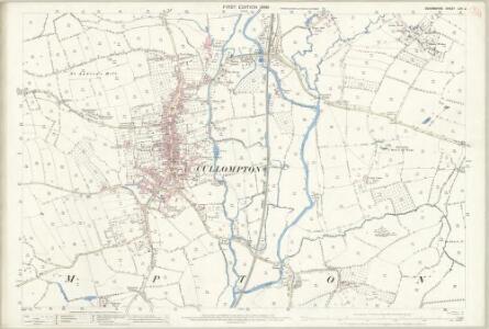 Devon LVII.2 (includes: Cullompton) - 25 Inch Map