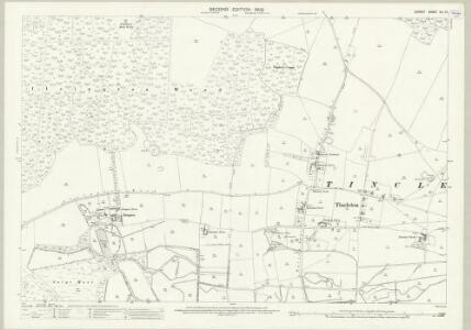 Dorset XLI.10 (includes: Athelhampton; Puddletown; Tincleton; Tolpuddle) - 25 Inch Map