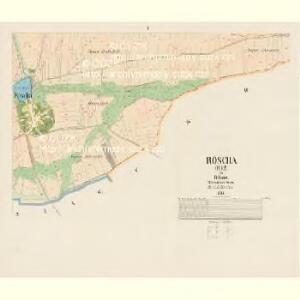 Röscha (Rež) - c6702-1-003 - Kaiserpflichtexemplar der Landkarten des stabilen Katasters