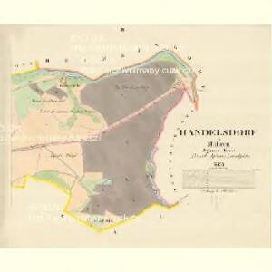 Handelsdorf - m0680-1-002 - Kaiserpflichtexemplar der Landkarten des stabilen Katasters