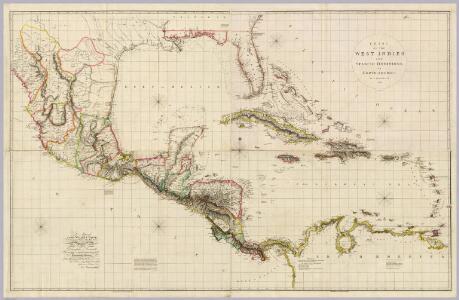 Chart Of The West Indies And Spanish Dominions In North America.