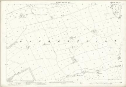 Cumberland XI.6 (includes: Hethersgill) - 25 Inch Map