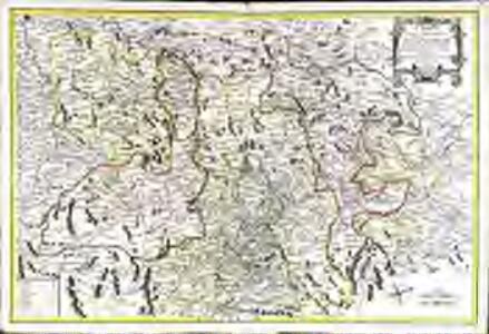 Carte de la province d'Auvergne ou sont les elections de Riom Clermont Issoire Brioude St. Flour et Aurillac