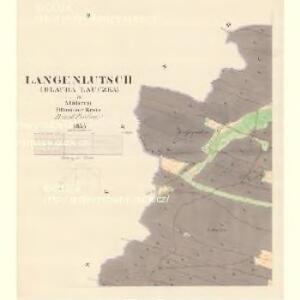 Langenlutsch (Dlauha Lauczka) - m0450-1-002 - Kaiserpflichtexemplar der Landkarten des stabilen Katasters