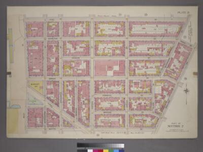 Plate 21, Part of Section 2: [Bounded by King Street, Macdougal Street, Watts Street and West Street.]