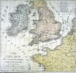 Carte vom Canal zwischen dem Atlantischen Meere und der Nord=See