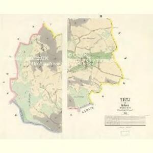 Třtj - c8086-1-001 - Kaiserpflichtexemplar der Landkarten des stabilen Katasters