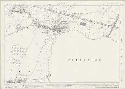 Buckinghamshire LVI.12 (includes: Horton; Iver; Stanwell) - 25 Inch Map