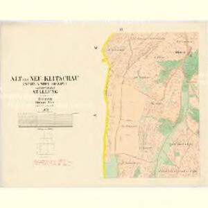Alt und Neu-Klitschau - c3160-1-002 - Kaiserpflichtexemplar der Landkarten des stabilen Katasters
