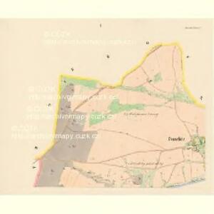 Pauschtie (Pousstě) - c6056-1-001 - Kaiserpflichtexemplar der Landkarten des stabilen Katasters