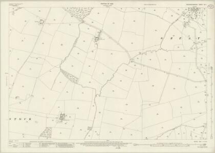 Buckinghamshire XIX.1 (includes: Adstock; Great Horwood) - 25 Inch Map
