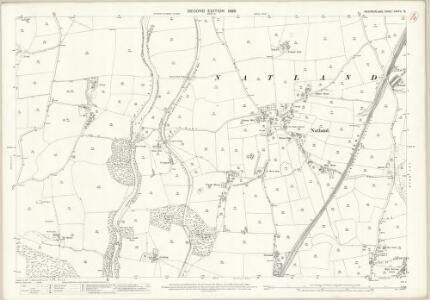 Westmorland XXXVIII.16 (includes: Helsington; Kendal; Natland; Stainton) - 25 Inch Map