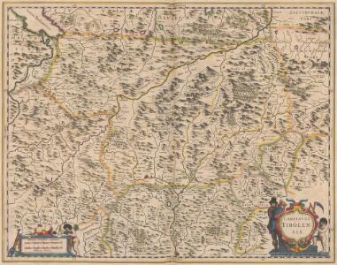 Comitatus Tirolensis. [Karte], in: Novus atlas absolutissimus, Bd. 2, S. 220.