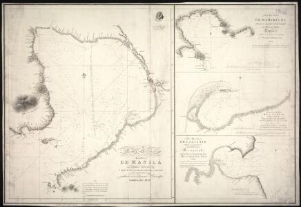 Carta esférica de la bahía de Manila trabajada de orden del Rey á borda de las corvetas descubierta y atrevída de la Marína Real en 1792